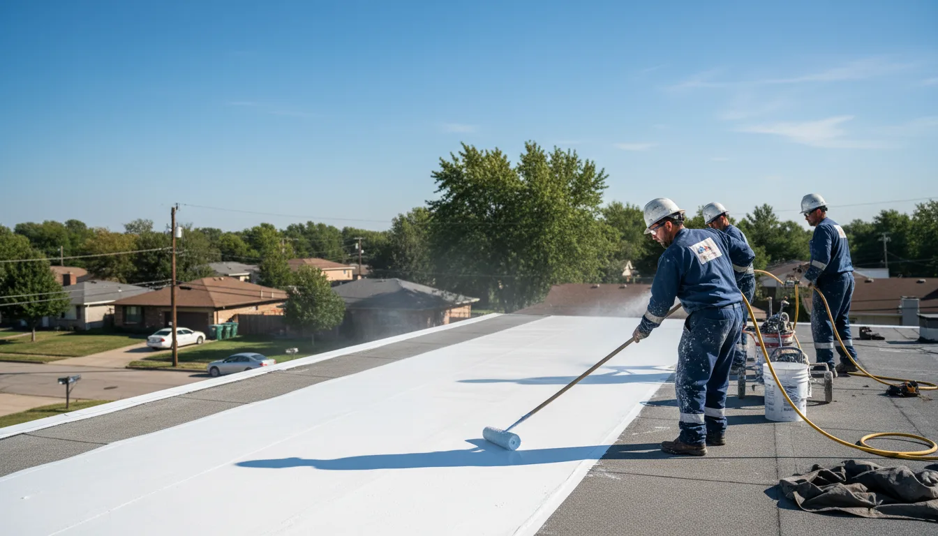 Commercial roof coating in North Springfield, VT near me